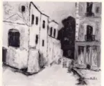 Utrillo, Maurice , Strada di paese