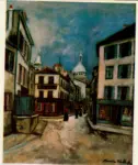 Utrillo, Maurice , La rue Sain-Rustique