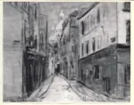 Utrillo, Maurice , La rue Saint Rustique