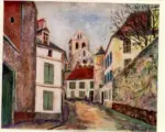 Utrillo, Maurice , Village street, Glasgow