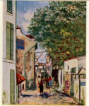 Utrillo, Maurice , Rue de la Fontaine"" -