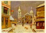Utrillo, Maurice , Snow on Montmartre -