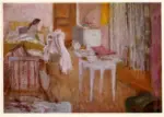 Vuillard, Edouard , Jeune femme sortant du Lit , Jeune femme sortant du Lit -