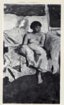 Vuillard, Edouard , Jeune Fille Nue sur un Canapé