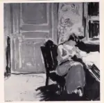 Vuillard, Edouard , Int&eacute;rieur, femme cousant