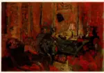 Vuillard, Edouard , Int&eacute;rieur avec Madame Vuillard