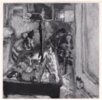 Vuillard, Edouard , Madame Hessel au t&eacute;l&eacute;phone