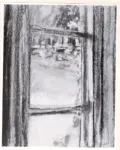 Vuillard, Edouard , Vue de Jardin d'une fenêtre