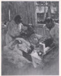 Anonimo , Vuillard, Edouard - sec. XX - Le Professeur, Henri Vasques et son Assistant, Docteur Parvu, travaillant à l'Hôpital avec le Sphygmo - Tensiometre