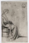 Canova, Antonio , Figura di donna seduta con grande mantello