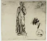 Canova, Antonio , Studio per una statua