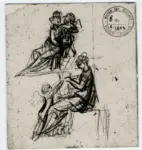 Canova, Antonio , Studio di Amorino ed una Musa