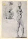 Canova, Antonio , Studio di nudo femminile