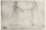 Canova, Antonio , Sudio di due figure che si scambiano un oggetto