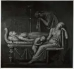 Canova, Antonio , Studio per un bassorilievo, donna piangente