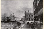 Achenbach, Oswald , Venedig-blick von Riva degli Schiavoni auf Dogenpalast, Bibliothek und Canale Grande -