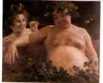 Corinth, Lovis , Sleeping Silenius and a Nymph