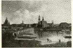Faber, Johann Joachim , A View of Dresden from the River, with figures and small boats