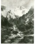 Faustner, Luitpold , A view over the Dachstein
