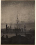 Friedrich, Caspar David , Hafen von greifswald