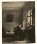 Anonimo , Kersting, Friedrich -Georg - sec. XIX - Stickendes Mädchen