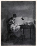 Kersting, Friedrich -Georg , Nähendes Mächen