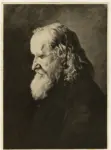 Klinger, Max , Ritratto di uomo anziano con lunga e folta barba