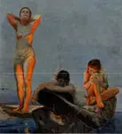 Klinger, Max , Die blaue stunde