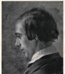 Anonimo , Von Menzel, Adolf - sec. XIX - Menzels Bruder Richard