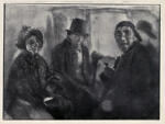 Von Menzel, Adolf , Vier Reisende in einem stellwagen