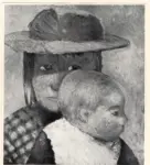 Modersohn - Becker, Paula , Mamma con bambino