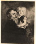 von Lenbach, Franz , Autoritratto con Marion