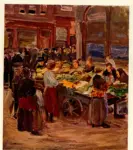 Liebermann, Max , Quartier des Juifs &agrave; Amsterdam