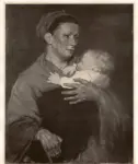 Liebermann, Max , Mutter und kind