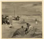 Liebermann, Max , Strand von Noordwyck
