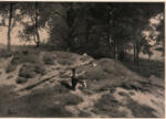 Lier, Adolf , Landschaft mit Hirtin -