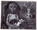 Rohlfs, Christian , - Bambina con gatto