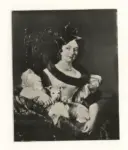 Schoppe, Julius , - dama con cane