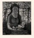 Steppes, Edmund , - ritratto della figlia dell'artista