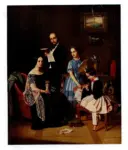 Tormer, Benno Friedrich , Famiglia nell'interno di una casa -