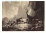 Voltz, Friedrich Johann , Mucche in montagna