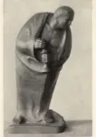 Barlach, Ernst , Holzfigur: Der einsame