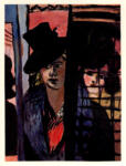 Beckmann, Max , Ritratto di signore con cappello