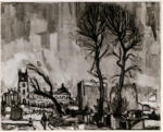 Bloch, Martin , Alberi abbronzati, City di Londra