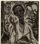 Dollerschell - Elberfeld, Eduard , Selbstbildnis -