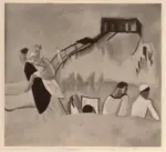 Ewald-Hanau, Reinhold , Donna con bambino sulle spalle