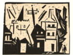 Feininger, Lyonel , Mann in der stadt