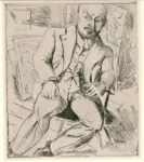 Grossmann, Rudolf , Bildnis Hans Purrmann