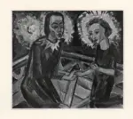 Heckel, Erich , - ritratto di donna e ragazza, - ritratto di donna e ragazza