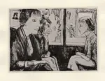 Heckel, Erich , - donne in autobus
